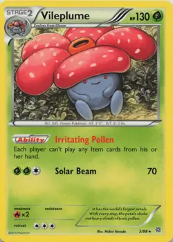 Vileplume 3/98 Rare Ancient Origins Pokemon Near Mint - Image 1