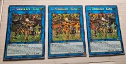 3x Playset Yu-Gi-Oh! Sky Striker Ace - Kaina MP20-EN023 1st Edition Prismatic - Image 1