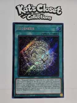 Yu-Gi-Oh Regenesis AlIN-EN059 Secret Rare Near Mint 1st Edition - Image 1