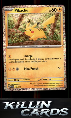 Pikachu 002/015 Pokemon Promo McDonald's Promos 2024 Card LP - Image 1