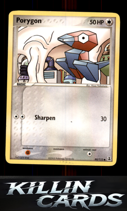 Porygon 80/113 Pokemon Common Delta Species Card LP - Image 1