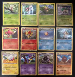 Pokemon Set 24pcs Russian XY Cards #3-129/146 HOLO Rare Starter Set - Image 1