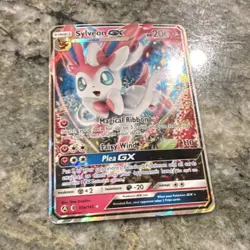 Pokemon Sylveon GX Alternate Art Promo Holo 092A/145 English Card - Image 1