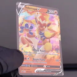 Pokemon Infernape V SWSH252 Black Star Promo Ultra Rare NM Holo Card - Image 3