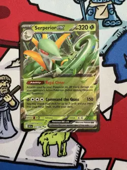 Sereperior EX x1 Pokemon TCG Double Rare Scarlet & Violet: Black Bolt - Image 1
