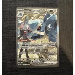 Pokemon Steven's Metagross ex Full Art Holo Rare 289/217 340 HP - Image 1