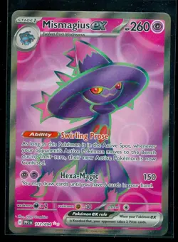 Pokemon MISMAGIUS EX 112/094 - Phantasmal Flames - ULTRA RARE FULL ART - MINT - Image 1