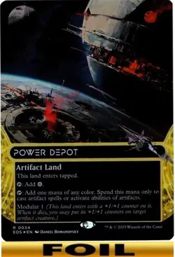 1x - Power Depot - FOIL BORDERLESS #34 - Stellar Sights - NM MTG - Image 1