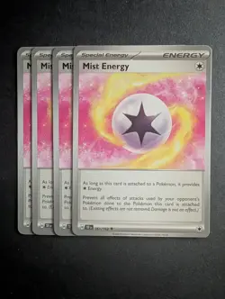 4x Mist Energy 161/162 - Temporal Forces - Pokemon TCG - Playset - Image 1