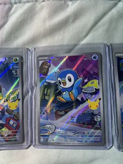 3 First Partner Starter Promo Set Holo – Pokemon Turtwig Chimchar Piplup – NM/M - Image 4