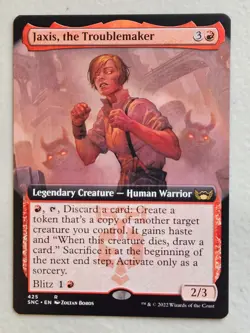 MTG Jaxis the Troublemaker SNC 425 Extended Near Mint - Image 1