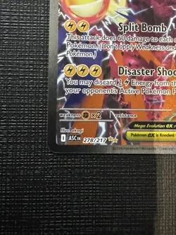 Pokemon Mega Eelektross EX Full Art Holo Secret Rare ASCEN 278/217 - Image 4
