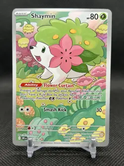 Pokemon TCG - Shaymin - Destined Rivals 185/182 Illustration Rare - NM - Image 1