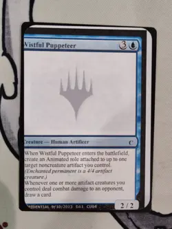 Wistful Puppeteer MTG Playtest Unknown Event Magic Con 2023 - Image 1