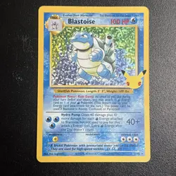 2021 POKEMON CELEBRATIONS CLASSIC COLLECTION HOLO BLASTOISE #2 MINT - Image 1