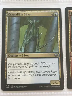 DDcards 🇨🇦MTG Magic The Gathering Commander Masters Crystalline Sliver - Image 1