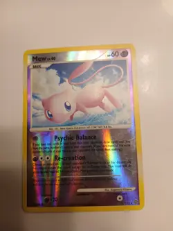 Pokemon TCG Mew 15/132 Secret Wonders 2007 English Reverse Holo Rare HP 60 - Image 1