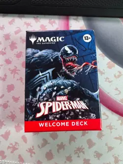 Spiderman Welcome Deck (black) Magic The Gathering MTG Unopened/Sealed Venom - Image 1
