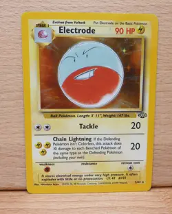 Electrode 2/64 Holo Rare - Jungle Unlimited - Pokemon TCG 1999 Vintage MP - Image 1