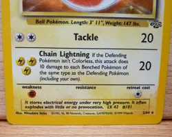 Electrode 2/64 Holo Rare - Jungle Unlimited - Pokemon TCG 1999 Vintage MP - Image 3