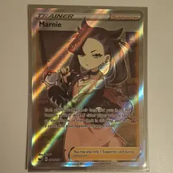 Marnie Full Art Ultra Rare Holo 200/202 Sword & Shield Trainer Pokemon TCG - Image 1