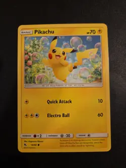 Pokemon TCG HIDDEN FATES PIKACHU 19/68 NEAR MINT - Image 1