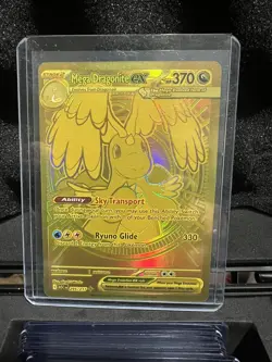 Mega Dragonite Ex 295/217 GOLD HYPER RARE POKEMON ASCENDED HEROES! - Image 1