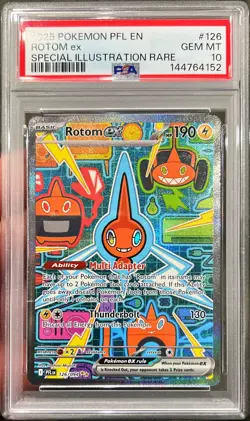 Pokemon Phantasmal Flames Rotom Ex Special Illustration Rare 126/094 PSA 10 Gem - Image 1
