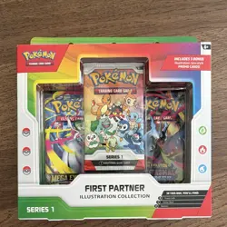 Pokemon TCG First Partner Pack Series 1 Box Charmander Bulbasaur Squirtle Promo - Image 1