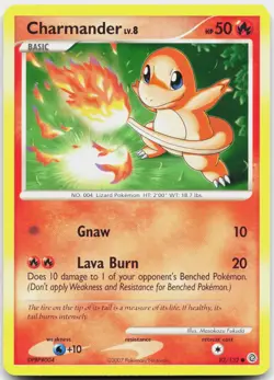 Charmander 82/132 Common Secret Wonders Pokemon Moderately Played - Image 1