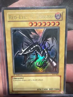 Yu-Gi-Oh! TCG Red-Eyes Black Dragon (Secret Rare) 1st edition - Image 1