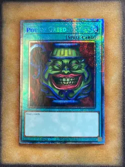 Yugioh Pot of Greed MP25-EN050 Starlight Rare 1st Ed NM - Image 1