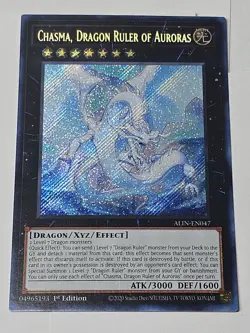 Chasma, Dragon Ruler of Auroras | LP | SCR | ALIN-EN047 | 1st Edition | Yu-Gi-Oh - Image 1