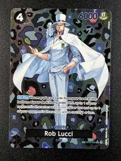 2024 One Piece ROB LUCCI #OP05-093 Emperors in the New World SP Ver. SR ENG (A) - Image 1