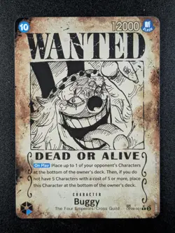 2024 One Piece BUGGY #OP09-051 Emperors in the New World SP Rare ENG (A) - Image 1