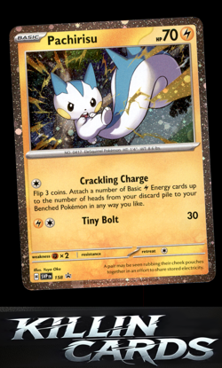 Pachirisu - 158 158 Pokemon Promo SV: Scarlet & Violet Promo Cards Card NM - Image 1