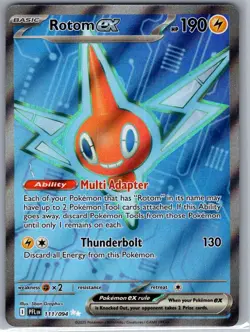 Rotom ex 111/094 ME02: Phantasmal Flames - Pokemon Card - NM - Image 1