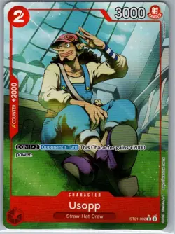 Usopp (Alt Art) ST21-002 English Starter Deck EX: Gear 5 - One Piece Card - NM - Image 1