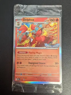 Pokemon Card Game Chaos Rising Staff Promo Set of 4 Cards Sealed - Image 1