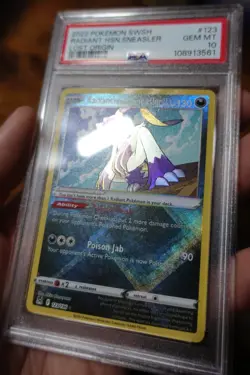 Radiant Hisuian Sneasler 123/196 PSA 10 Lost Origin Pokemon Card Graded - Image 3