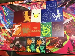 Lot of 13 Assorted Pokemon TCG Card Dividers Evolutions, Plasma Blast, Go - Image 1