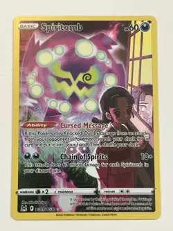 Pokemon TCG - Spiritomb - TG09/TG30 - Full Art - Trainer Gallery - Lost Origin - Image 1