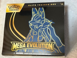Pokemon TCG Lucario Mega Evolution ETB Elite Trainer Box Sealed - Image 1