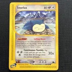 Snorlax 100/144 Regular Rare Skyridge 2003 Pokemon English LP/NM - Image 1