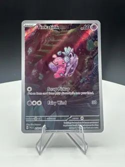 Pokemon Tinkatink Illustration Rare SV02: Paldea Evolved 216/193 Holo English LP - Image 4