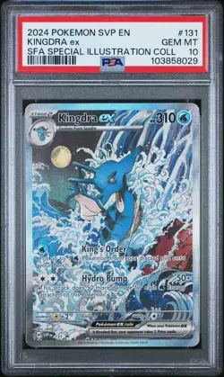 Pokemon Kindra EX 131 Scarlet & Violet Black Star Promo PSA 10 Gem Mint - Image 2