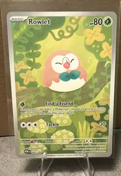 Rowlet 090/088 Sun & Moon Common Reverse Holo Basic 80 HP English 2016 - Image 1