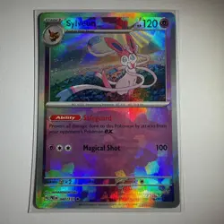 Sylveon (Poke Ball Pattern) 040/131 Holo Rare Prismatic Evolutions Pokemon NM - Image 1