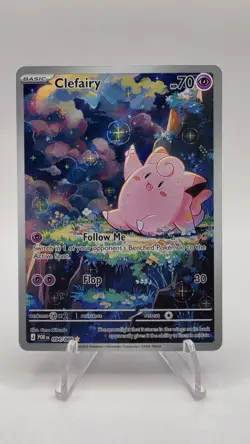 Lillie's Clefairy ex Special Illustration Rare Holo Sv09 184/159 Pokemon - Image 1