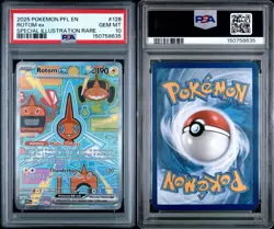 Pokemon Me02: Phantasmal Flames - Rotom #126 Special Illustration Rare PSA 10 - Image 3